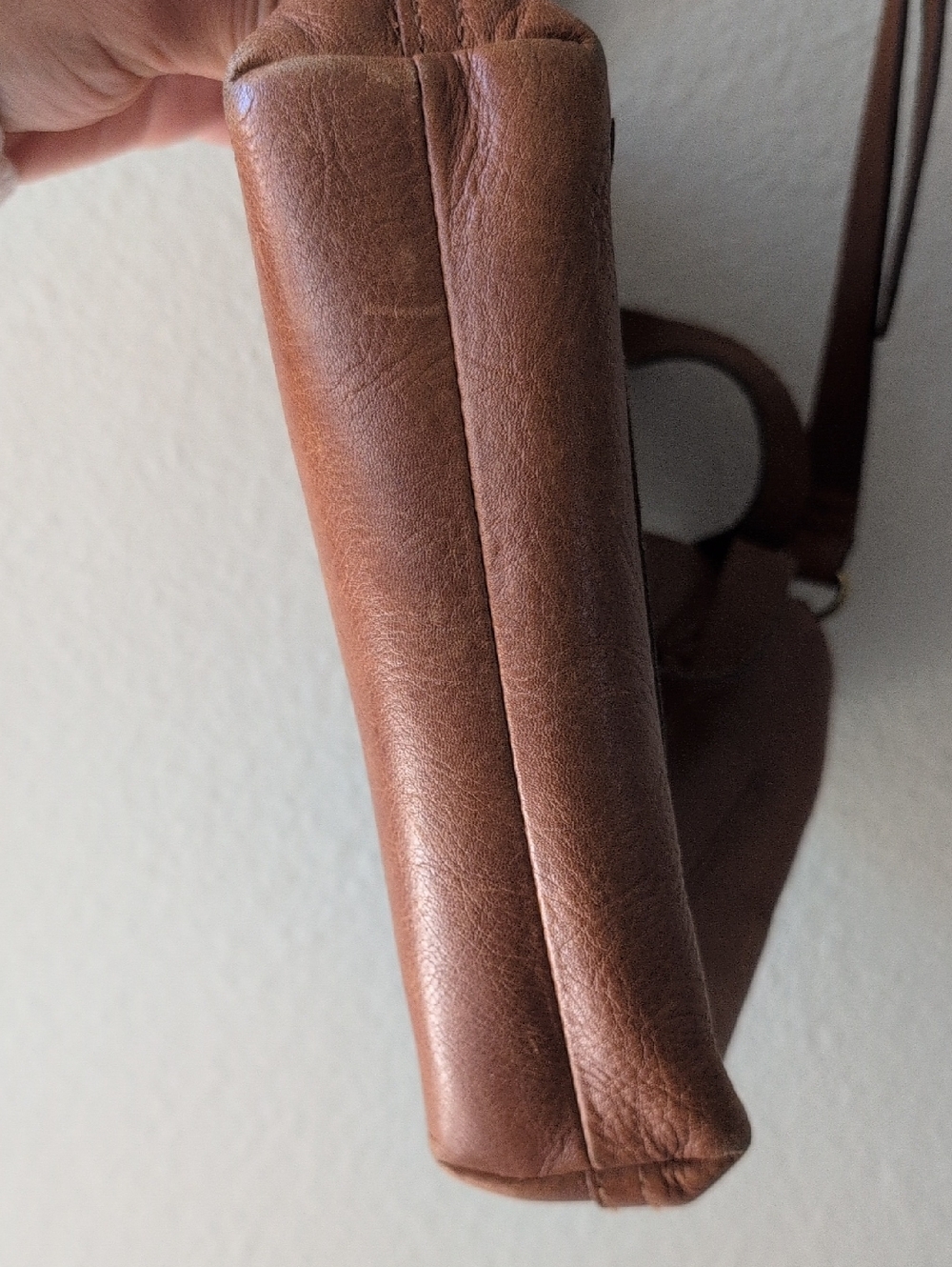 ✨Madewell Brown Leather Mini Tote with Crossbody Strap - Picture 5 of 7